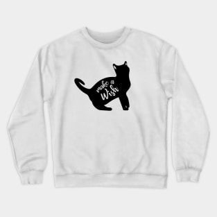 Make a wish cat Crewneck Sweatshirt